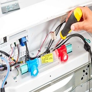 Washing machine inlet installation